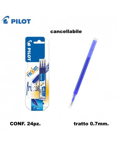 PILOT REFIL FRIXION 24 BLISTER 3PZ.BLU