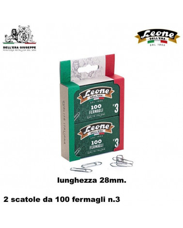 LEONE DELLERA FERMAGLI N.3 2PZ.