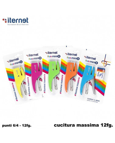 ITERNET CUCITRICE MINI 8 FLUO + PUNTI 0176