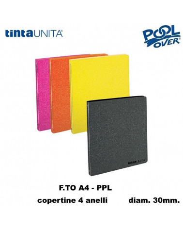 TINTA UNITA FLUO COPERTINA ANELLI A4