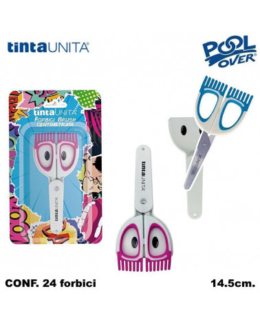TINTA UNITA FORBICE SPAZZOLINA C/CUSTODIA 24pz.