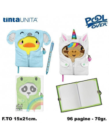 TINTA UNITA ZOO DIARIO SEGRETO A5 C/LUCCHETTO+PENNA