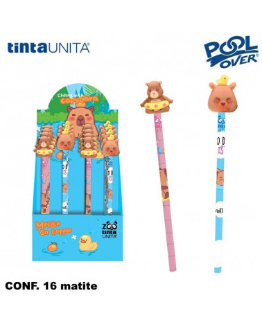 TINTA UNITA CAPIBARA ESP 16 MATITA CON TOPPER