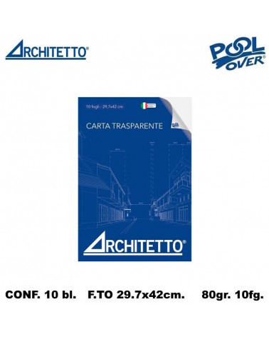 ARCHITETTO BLOCCO LUCIDO 29.7X42 10FG. 44380 [10PZ]