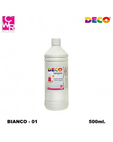 CWR DECO TEMPERA PRONTA 500ml. BIANCO 01