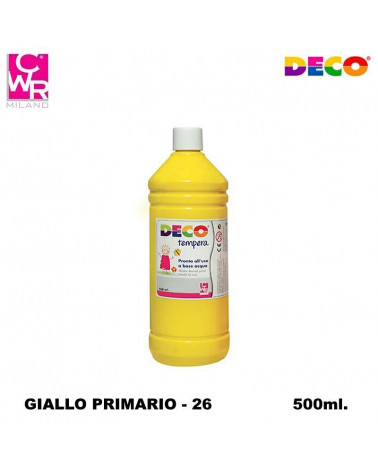 CWR DECO TEMPERA PRONTA 500ml. GIALLO PRIMARIO 26