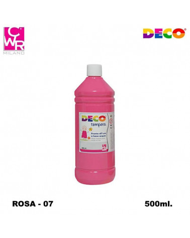 CWR DECO TEMPERA PRONTA 500ml. ROSA 07