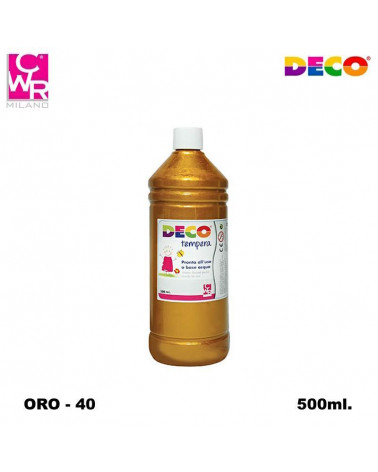CWR DECO TEMPERA PRONTA 500ml. ORO 40