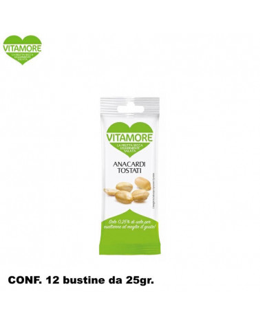 VITAMORE ANACARDI TOSTATI 25gr.12pz.