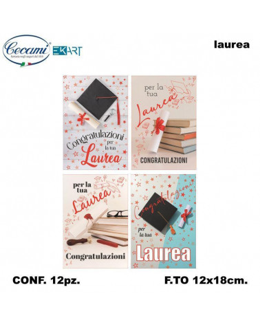 CECAMI BIGLIETTI LAUREA 00257 [12PZ]