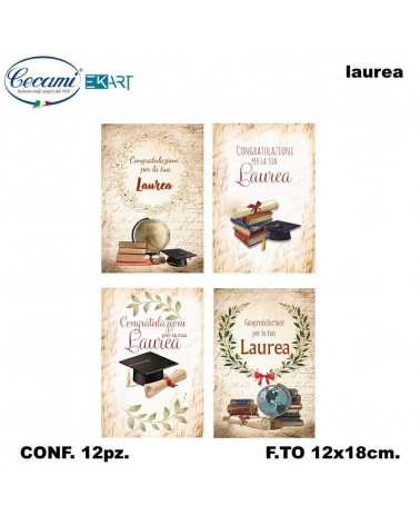 CECAMI BIGLIETTI LAUREA 00157 [12PZ]