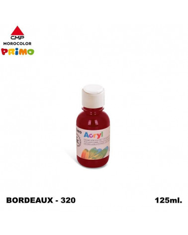 PRIMO TEMPERA ACRILICA 125ML. BORDEAUX 320