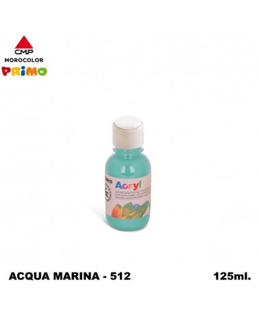 PRIMO TEMPERA ACRILICA 125ML. ACQUA MARINA 512