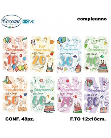 CECAMI BIGLIETTI I MIGLIORI ANNI 10-80 ROTELLA 00203 [48PZ]