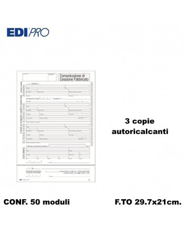 EDIPRO MODELLO CESSIONE FABBRICATO 29.7x21 E5509 [50PZ]