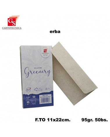 GS BUSTE GREENERY ERBA 50PZ.95GR.11X22