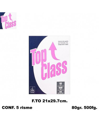 TOP CLASS BLU CARTA A4 80gr. 500fg. FOTOCOPIE [5PZ]