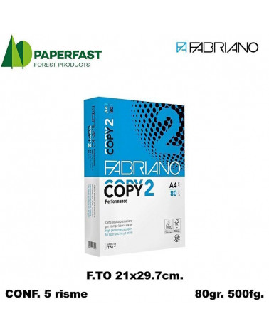 COPY 2 CARTA A4 80gr. 500fg. FOTOCOPIE [5PZ]