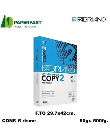 COPY 2 CARTA A3 80gr. 500fg. FOTOCOPIE [5PZ]