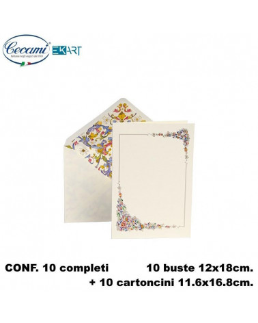 CECAMI COMPLETO STILE FIORENTINO 11,6X16,8 10/10 30052