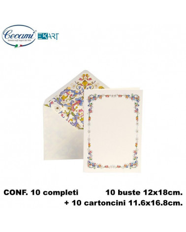 CECAMI COMPLETO STILE FIORENTINO 11,6X16,8 10/10 30055