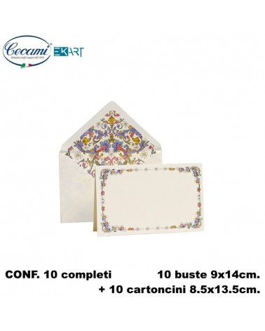 CECAMI COMPLETO STILE FIORENTINO 8,5X13,5 10/10 30066