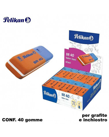 PELIKAN GOMMA BR40 40PZMATITA-INCHIOSTRO