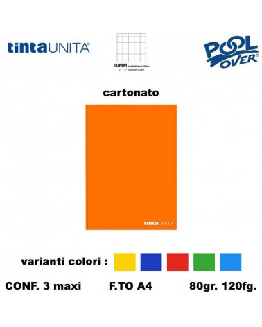TINTA UNITA MAXI CARTONATO 120FG 1CM 98318 [3PZ]