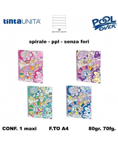 TINTA UNITA VINTAGE MAXI SPIR.PPL NO FORI 70fg.1R