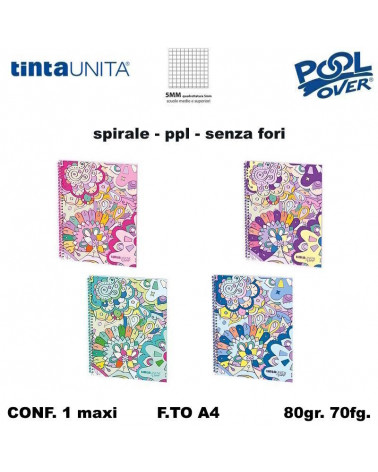 TINTA UNITA VINTAGE MAXI SPIR.PPL NO FORI 70fg.5M