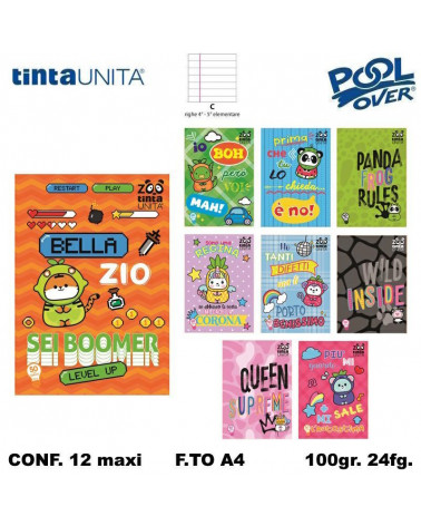 TINTA UNITA ZOO 50 SPECIAL MAXI 100gr.C [12PZ]