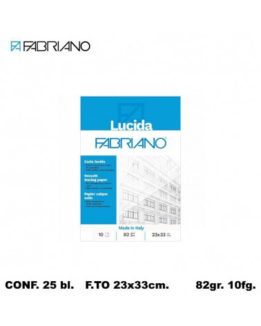 FABRIANO BLOCCO LUCIDO 23x33 10fg. [25PZ]