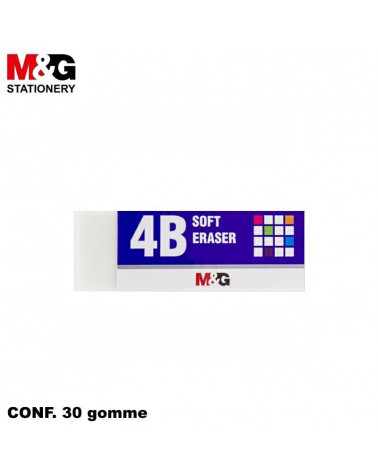 M&G GOMMA BIANCA MORBIDA 4B [30PZ]