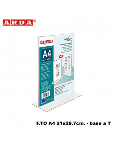ARDA PORTADEPLIANT F.TO A4 BASE A T