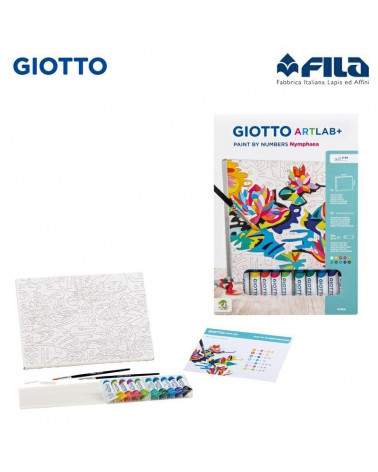 GIOTTO ART LAB PAINT BY NUMBERS NYMPHAEA 585000