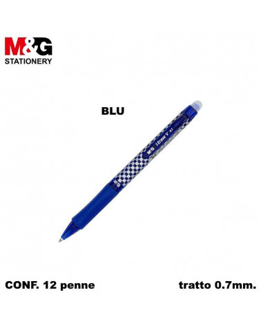 M&G SFERA GEL CANCELLABILE SCATTO !ERASE V 0.7 BLU [12PZ]