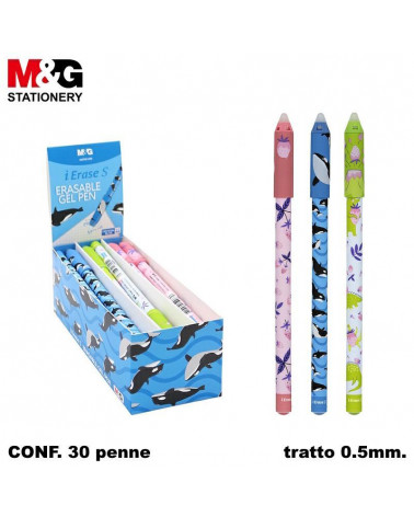 M&G SFERA GEL CANCELLABILE CRYSTAL !ERASE 0.5 BLU [30PZ]