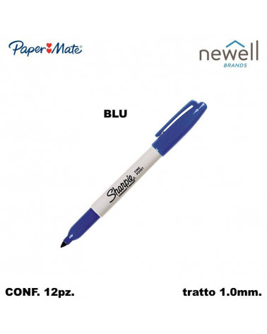 SHARPIE MARCATORE FINE  BLU [12PZ]
