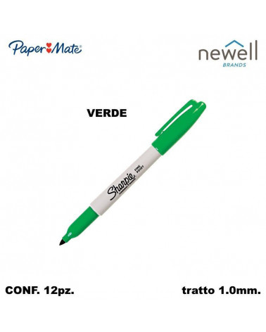 SHARPIE MARCATORE FINE  VERDE [12PZ]