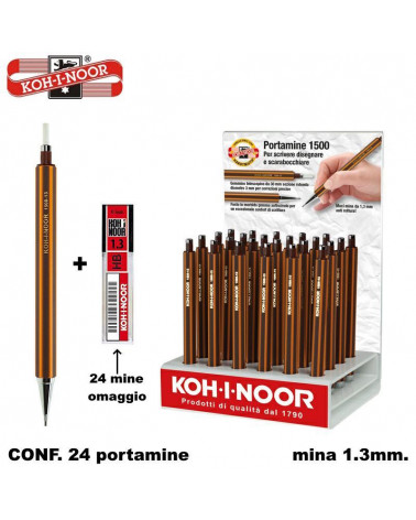 KIN ESP 24 PORTAMINE 1,3 DH1500+24 AST.MINE HB E213 OMAGGIO