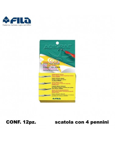 ADIGRAFIA PENNINI 4PZ.  [12CF]