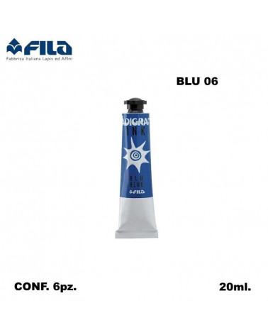 ADIGRAFIA INCHIOSTRO 20ML. BLU 06 [6PZ]
