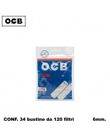 OCB FILTRI 6MM.SLIM 120PZ x [34CF] (4080)