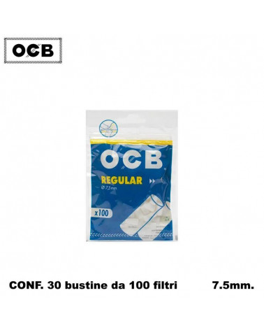 OCB FILTRI 7,5MM.REGULAR 100PZ x [30CF] (3000)
