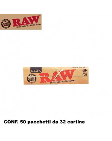 RAW CARTINE CLASSIC SLIM 32PZ x [50CF] (1600)