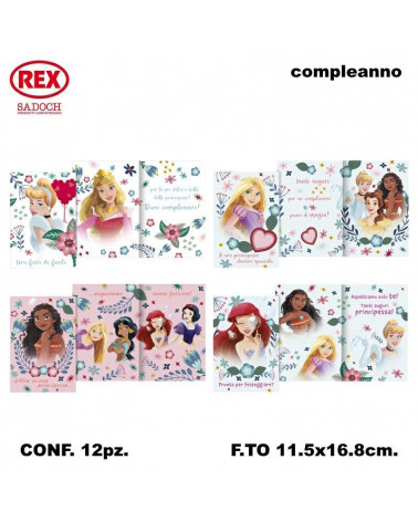 SADOCH BIGLIETTO PVC PRINCESS [12PZ]