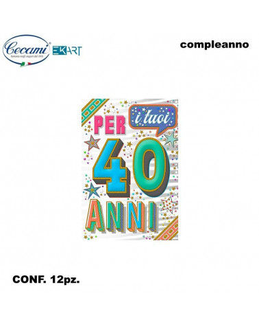 CECAMI BIGLIETTI I MIGLIORI ANNI 40 FA00179BC [12PZ]