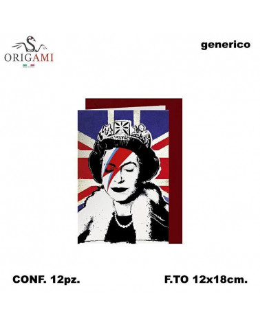 ORIGAMI BIGLIETTO QUEEN 12PZ.