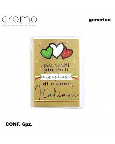CROMO BIGLIETTI ORGOGLIO ITALIANO 5832 [6PZ]