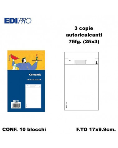 EDIPRO COMANDE 17x9.97 3C. E5916 [10PZ]